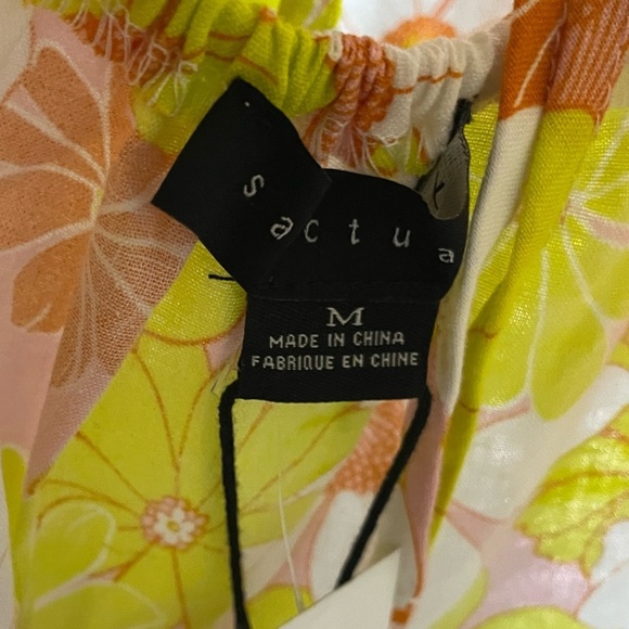 Sanctuary Play date Camisole Floral Orange and Yellow NWT - Picture 7 of 12